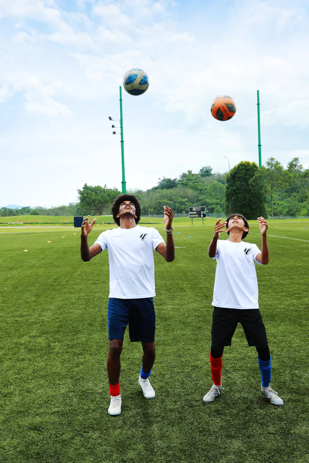 엡솜 컬리지 말레이시아 캠프 축구 수업 · 학교 제공