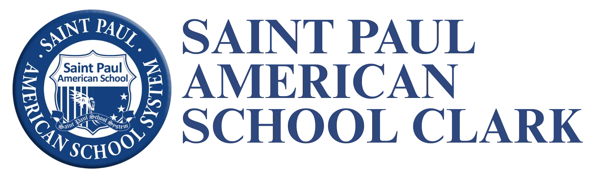 세인트폴 미국 국제학교 클락 @(Saint Paul American School Clark) 로고